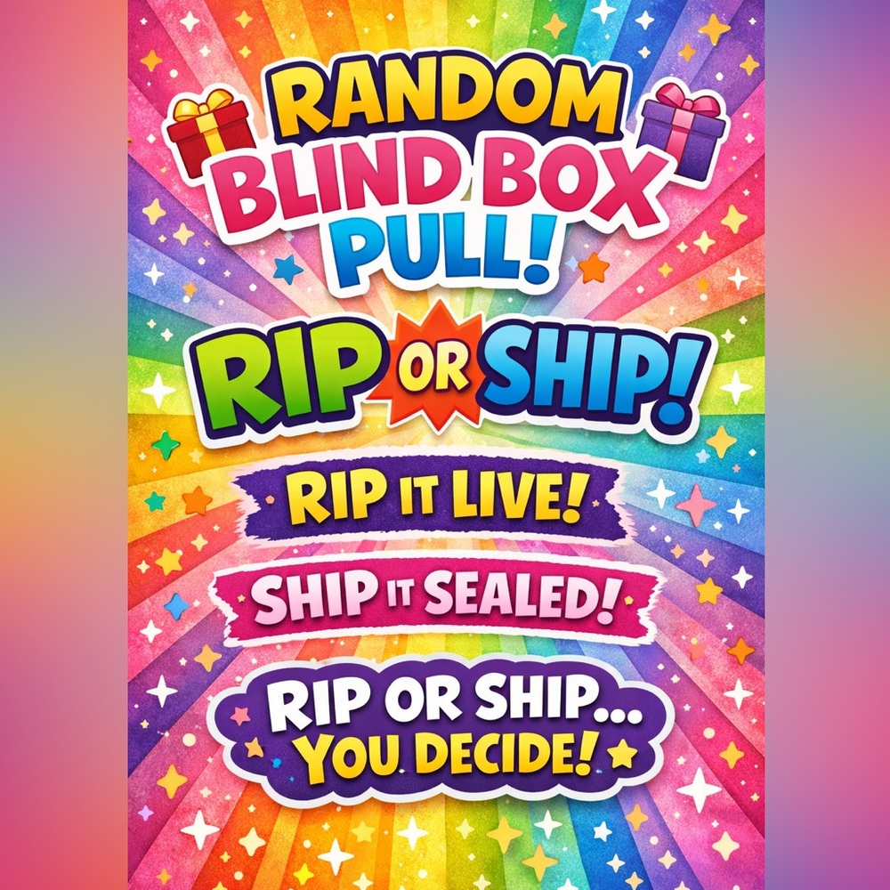 1- $3 start Random Blind Box Pull’s ( during live show) - Picture 2 of 2